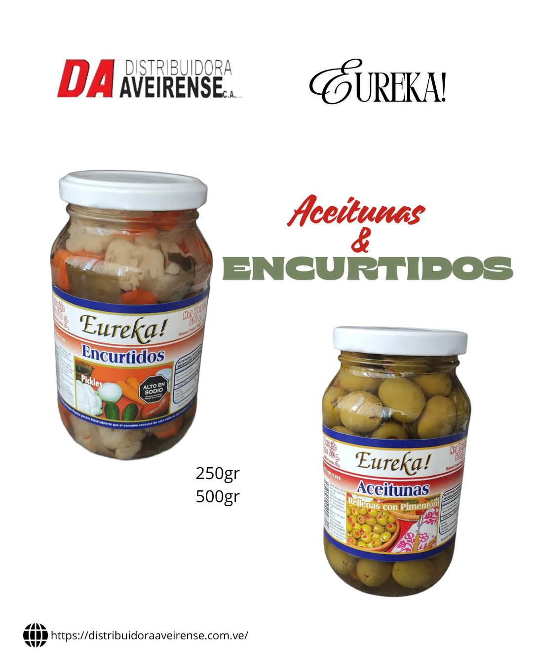🫒 Eureka: Aceitunas y Encurtidos 🌶️ | El Sabor Perfecto para tus Aperitivos