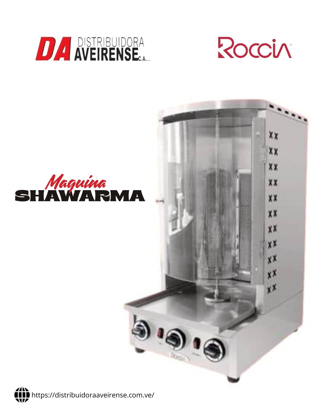 🌯 Máquina de Shawarma Profesional | Distribuidora Aveirense & Roccia 🔥