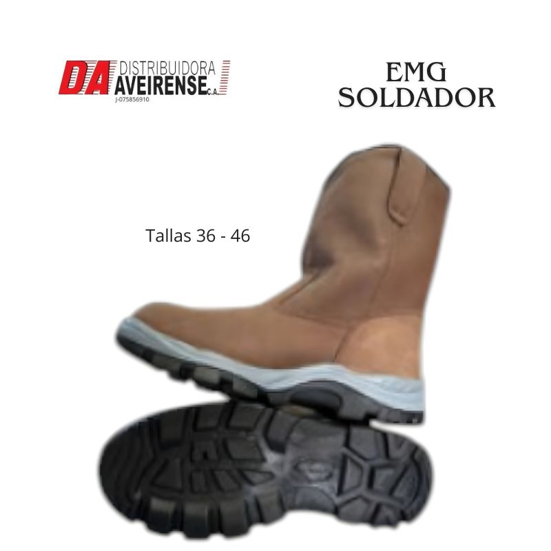 Botas de Seguridad EMG SOLDADOR Talla 46.