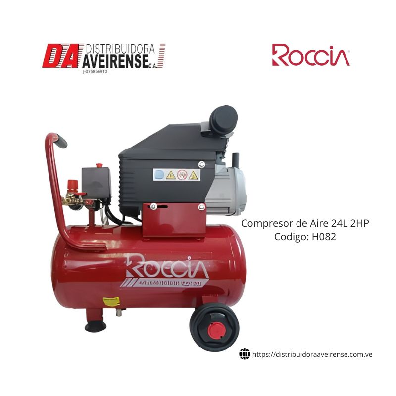 Compresor de Aire 24L 2HP.