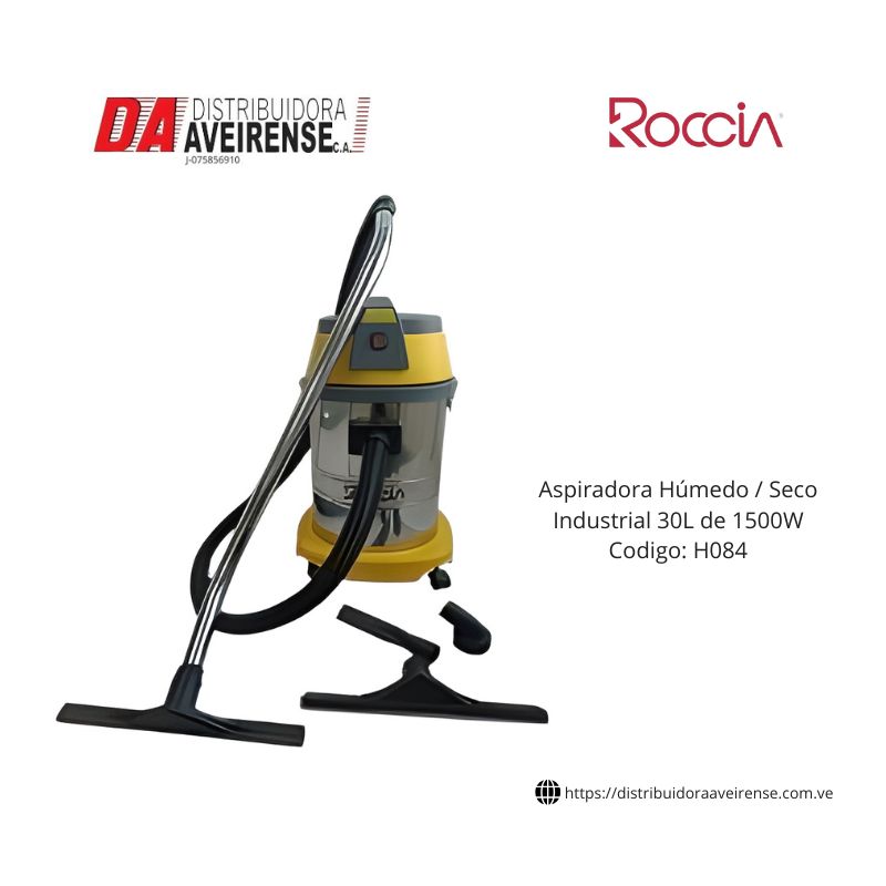 Aspiradora Húmedo / Seco Industrial 30L de 1500W.