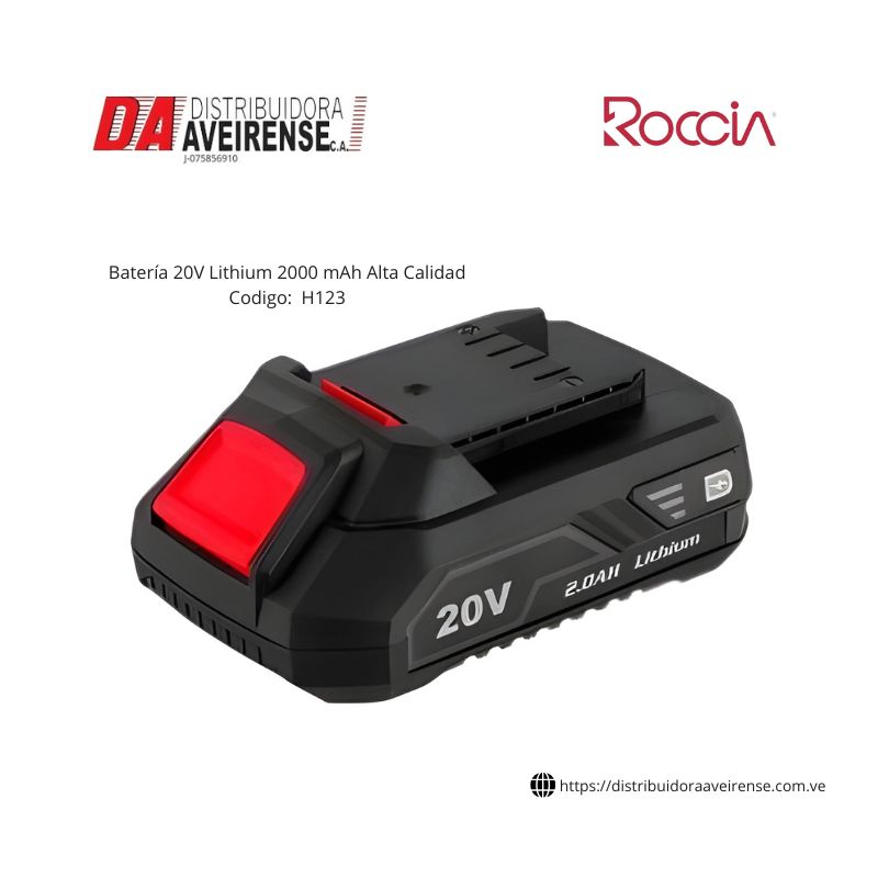 Batería 20V Lithium 2000 mAh Alta Calidad.