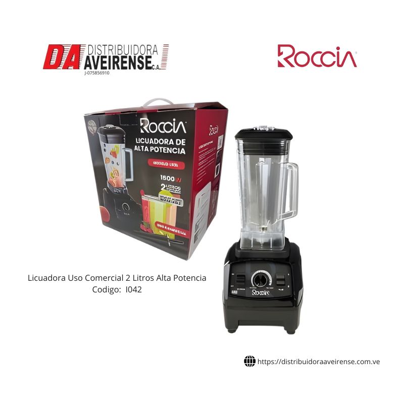 Licuadora Uso Comercial 2 Litros Alta Potencia.