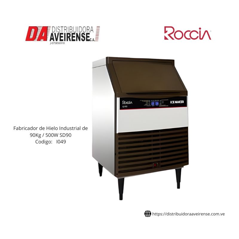 Fabricador de Hielo Industrial de 90Kg / 500W SD90.