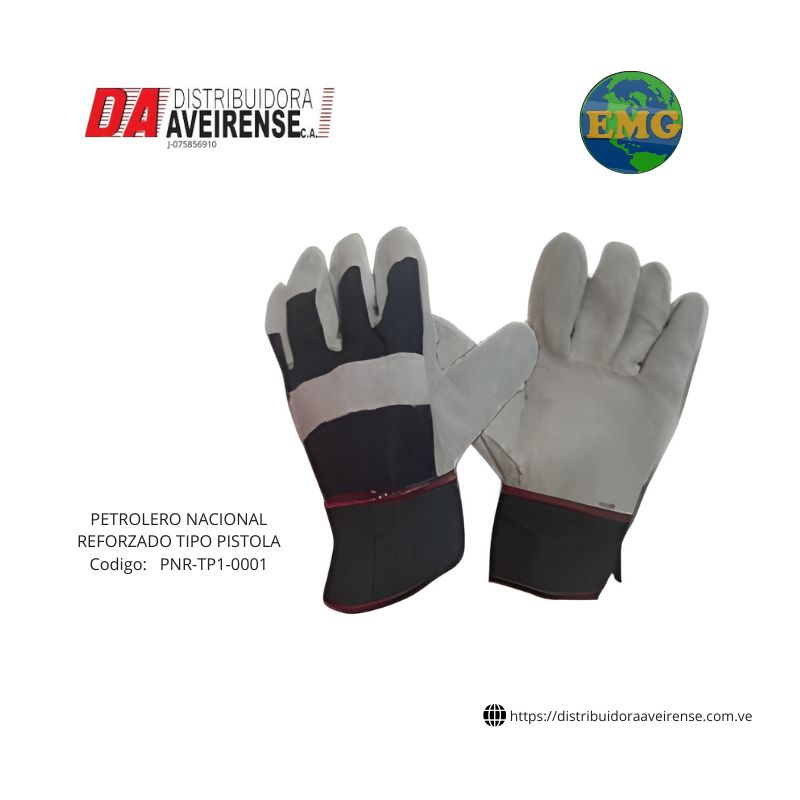 Guante PETROLERO NACIONAL REFORZADO TIPO PISTOLA.
