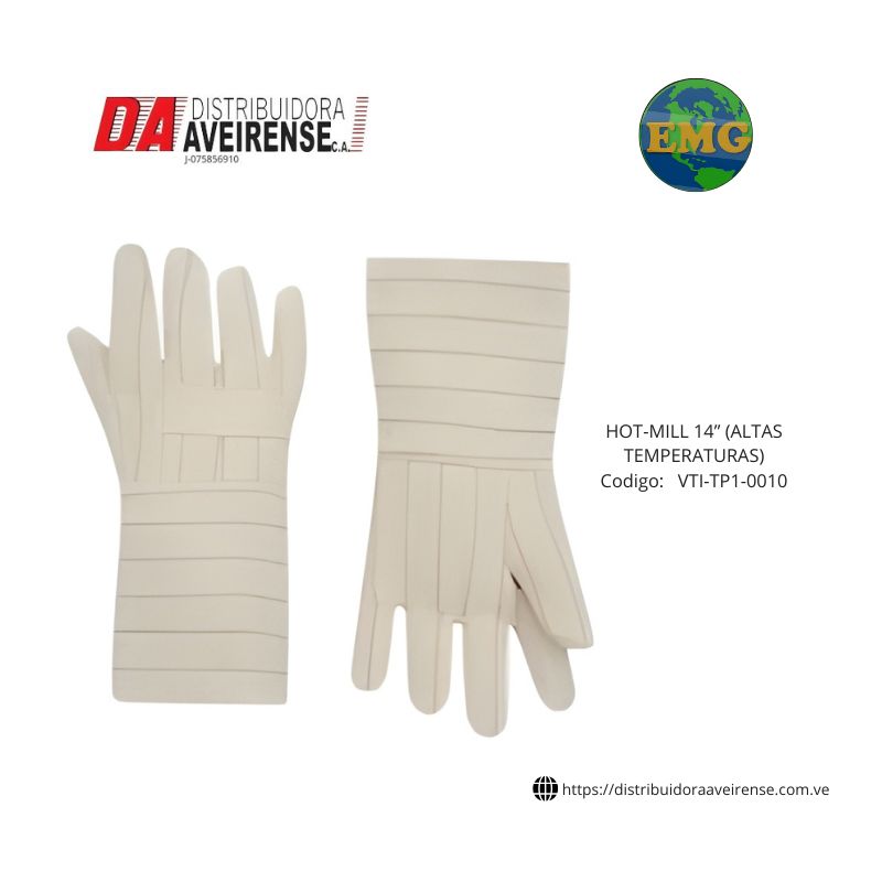 Guante HOT-MILL 14” (ALTAS TEMPERATURAS).