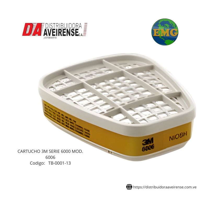 CARTUCHO 3M SERIE 6000 MOD. 6006.
