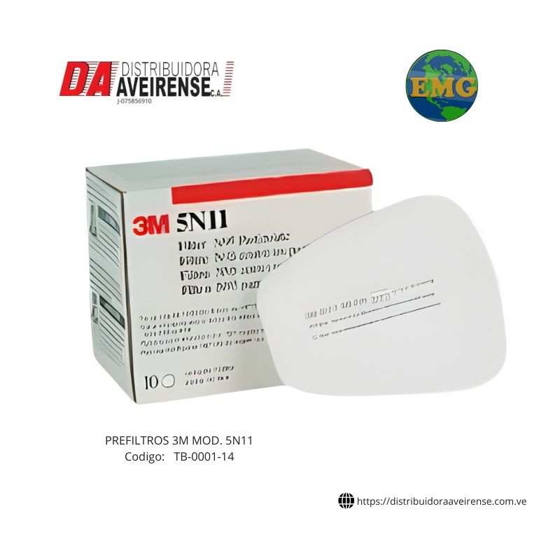 PREFILTROS 3M MOD. 5N11.