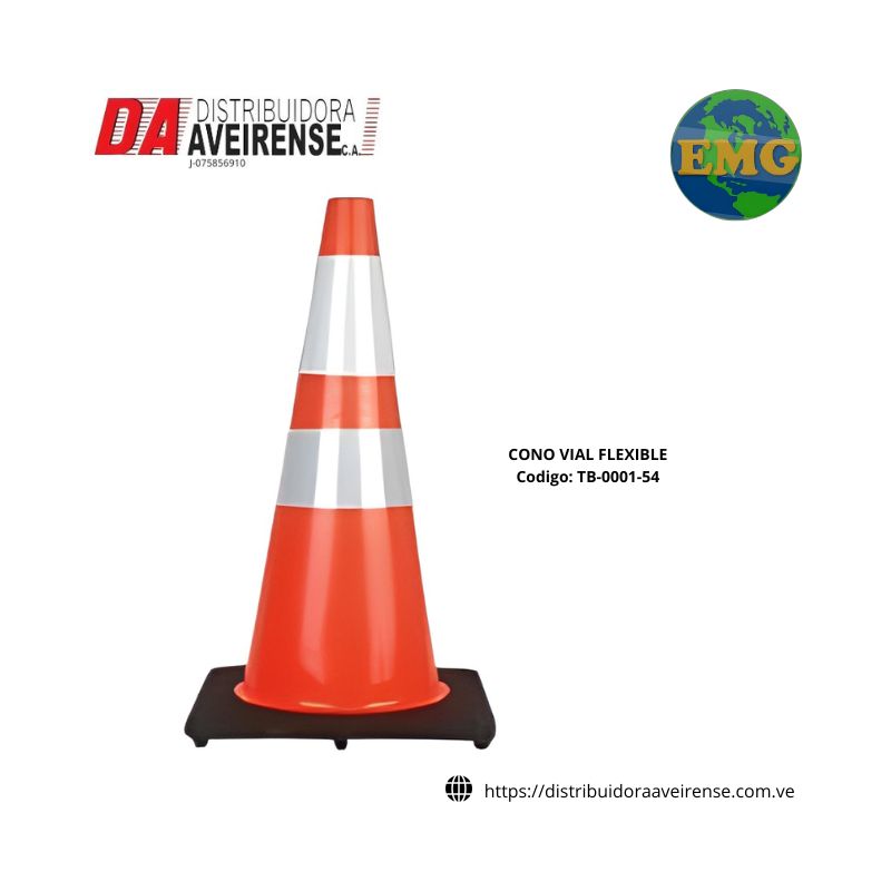 CONO VIAL FLEXIBLE. 28 Pulgadas