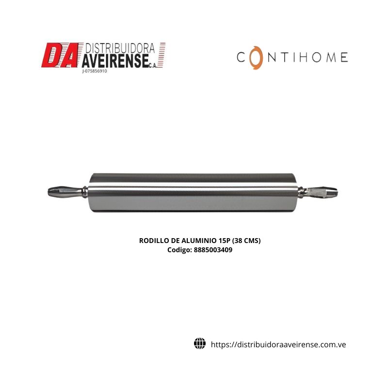 RODILLO DE ALUMINIO 15P (38 CMS).