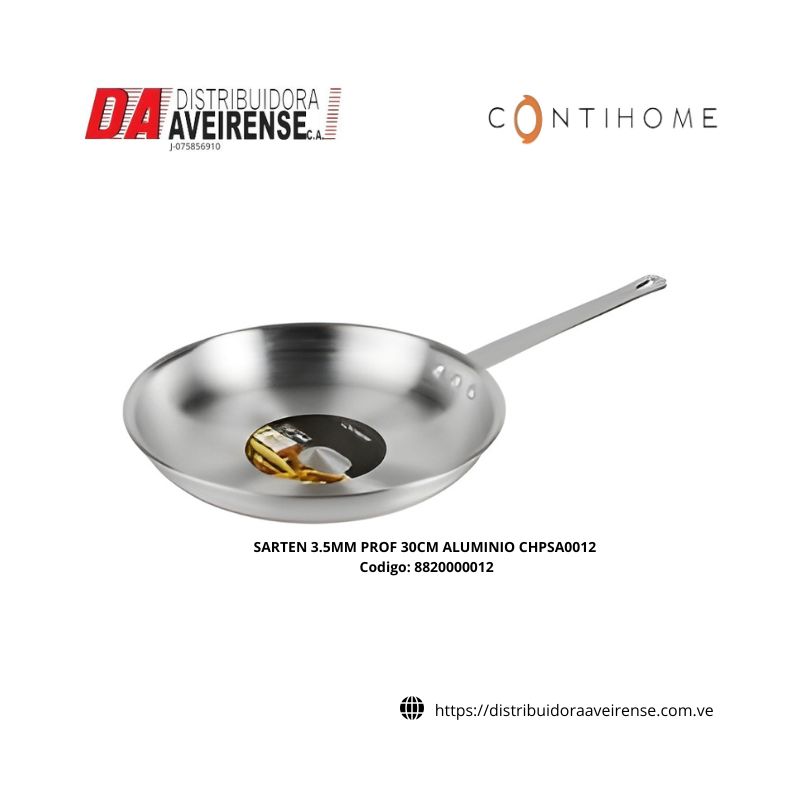 SARTEN 3.5MM PROF 30CM ALUMINIO CHPSA0012.