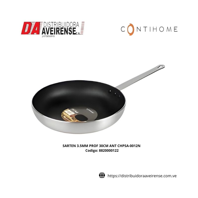 SARTEN 3.5MM PROF 30CM ANT CHPSA-0012N.