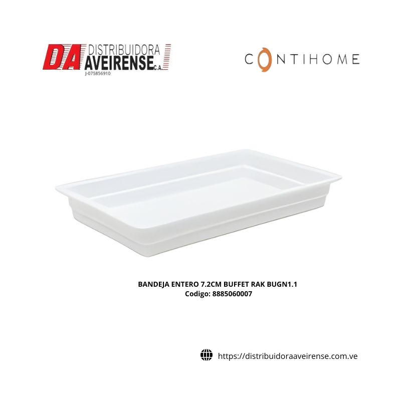 BANDEJA ENTERO 7.2CM BUFFET RAK BUGN1.1.