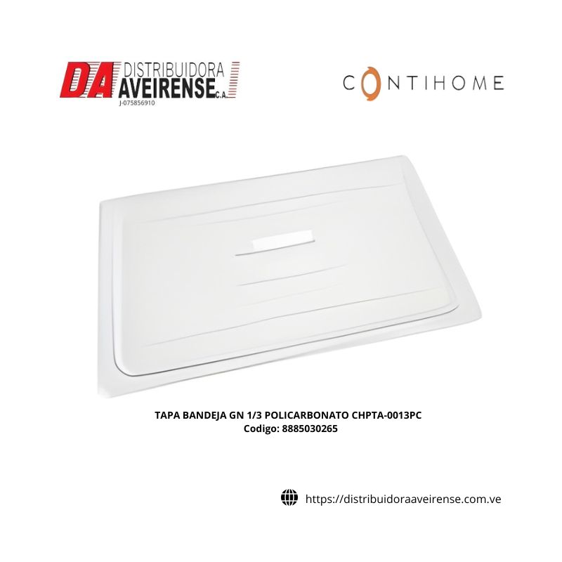TAPA BANDEJA GN 1/3 POLICARBONATO CHPTA-0013PC.