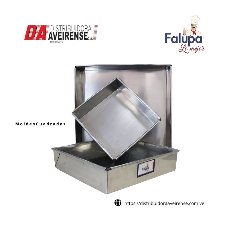 Bandeja M o l d e s C u a d r a d o s C O N C A B I L L A 1.625kg. Medida , 60x60