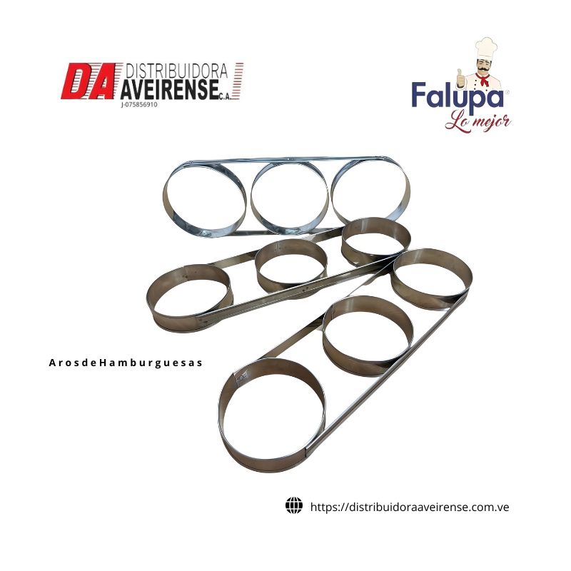 Bandeja A r o s d e H a m b u r g u e s a s A C E R O I N O X I D A B L E 11x3x3cm.