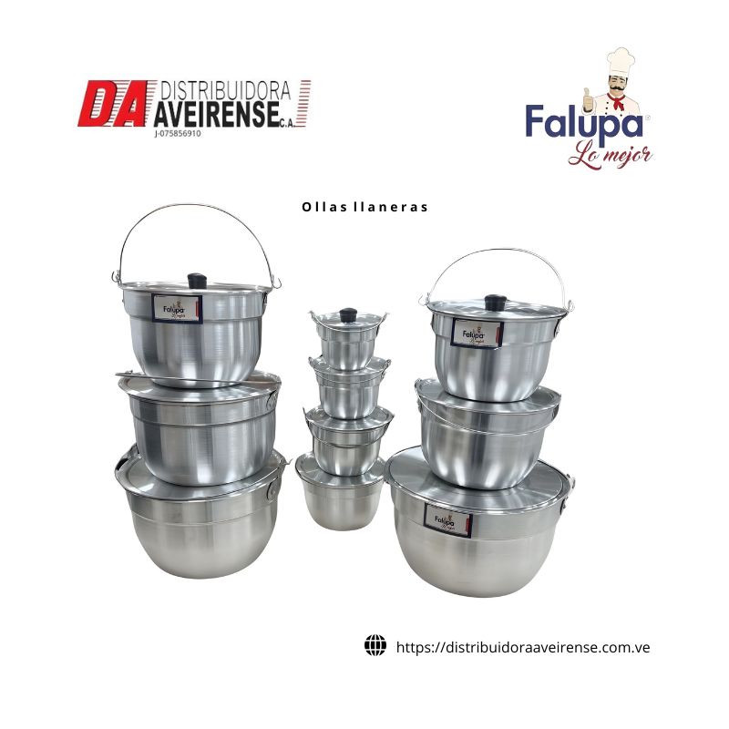 Juego de Ollas Llanera de 20 Piezas.