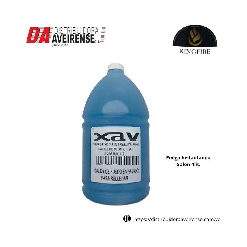 Fuego Instantaneo Kingfire  Galon.