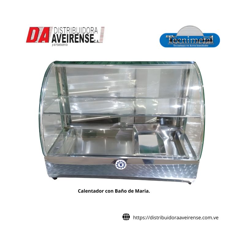 Calentadores con Baño de Maria 50cm. Electrico con 4 bandejas incluidas en acero inoxidable 