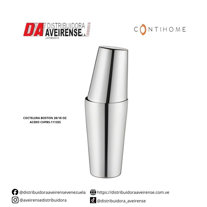 COCTELERA BOSTON 28/18 OZ ACERO CHPBS-1113SS.
