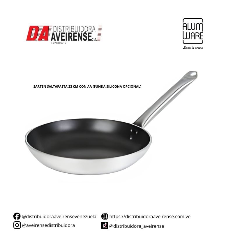 SARTEN SALTA PASTA 23 CM CON AA (FUNDA SILICONA OPCIONAL).
