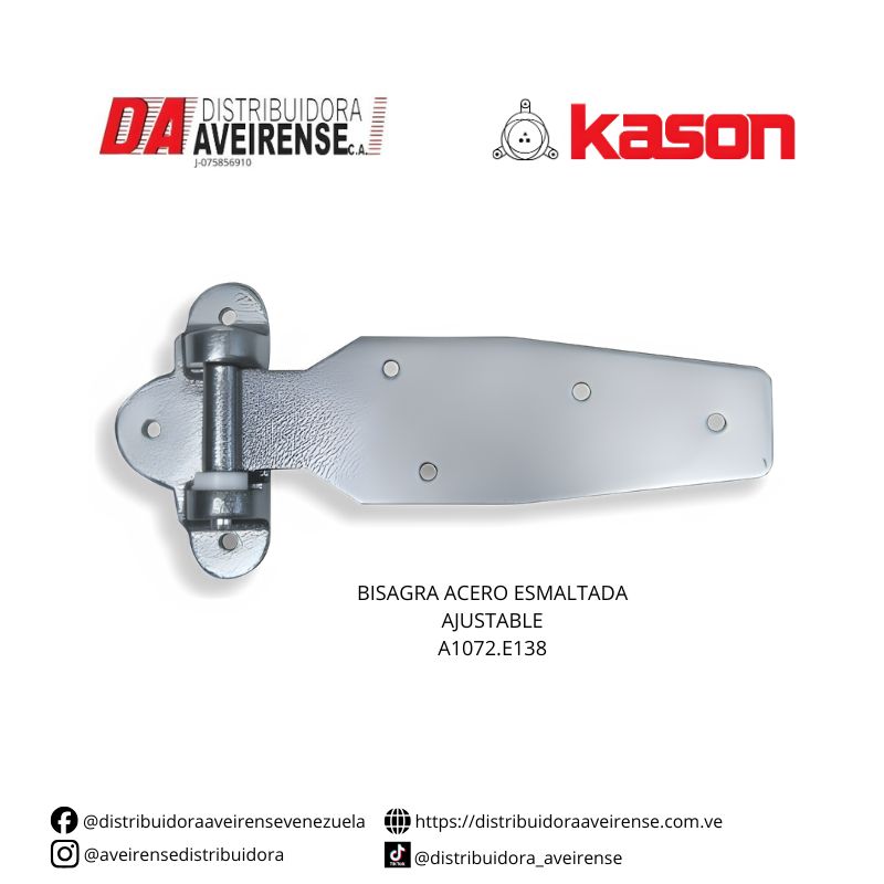 BISAGRA ACERO ESMALTADA AJUSTABLE A1072.E138.