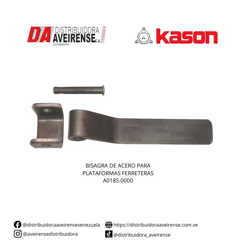 BISAGRA DE ACERO PARA PLATAFORMAS FERRETERAS A0185.0000.