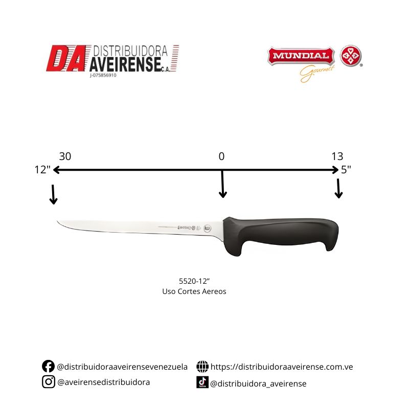Cuchillo Corte Aereo Modelo 5520-12