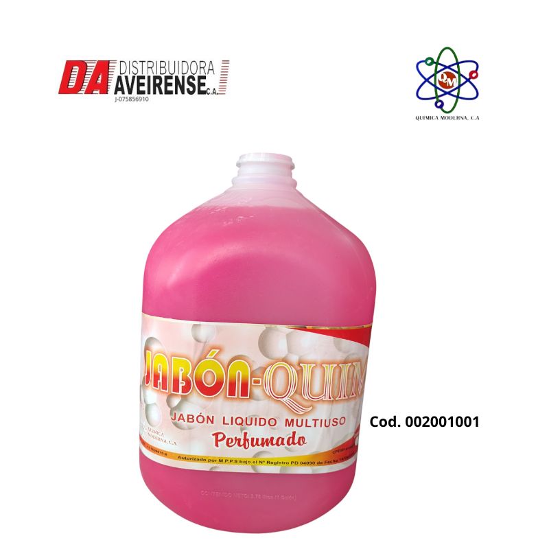Det. Jabon Liquido Multiuso Perfumado 4Ltr. 4 unidades por caja 
