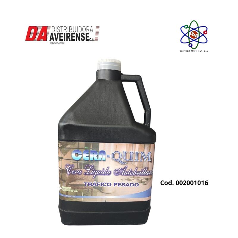Det. Cera Liquida Autobrillante  galon , 4 unidades por caja 