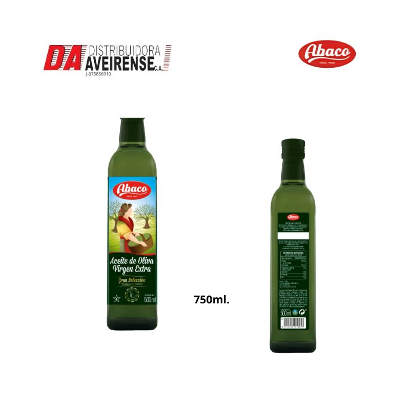 Aceite de Oliva 750ml.x12 unid. botella vodrio , 0.23 acidez  origen españa 