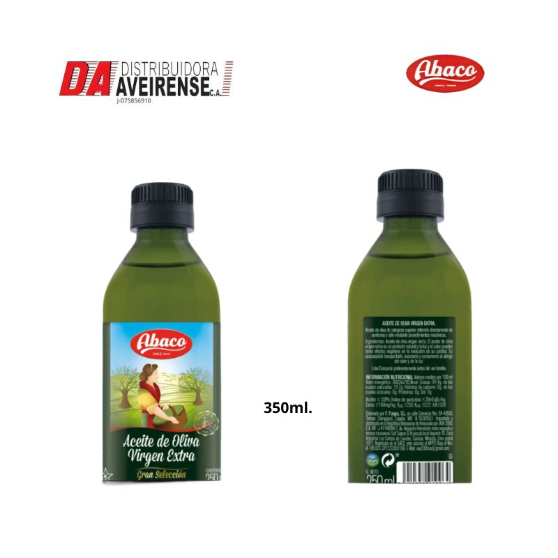 Aceite de Oliva 250ml. 0.26% acidez  botella hard pet , 24 unid origen españa 