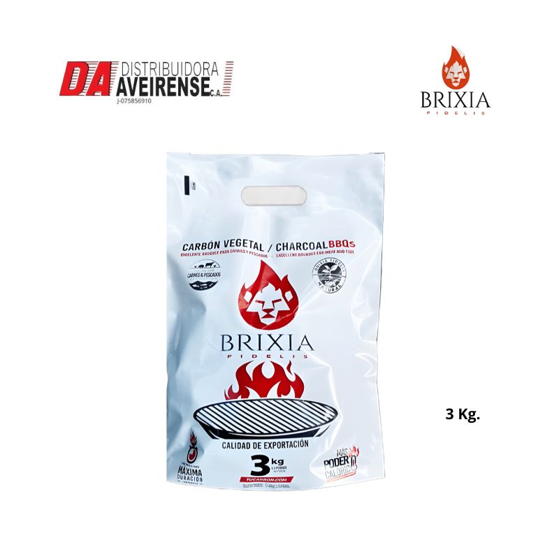 Carbon Vegetal Instantaneo de 3Kg.x 5 unid. (Bolsa Plastica).